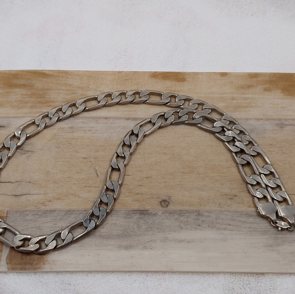 24" 925 Sterling Silver Chain Necklace Unisex